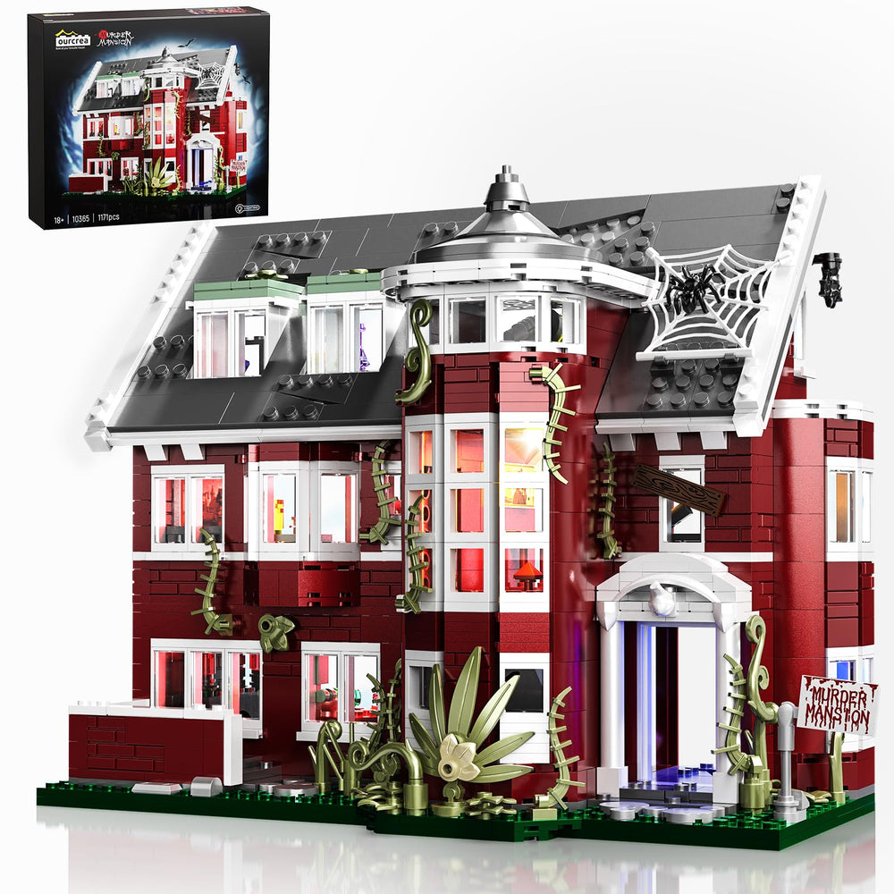 YOYBLOXY AHS Murder House exterior with vines for dramatic Halloween display