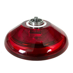 YOYO FACTORY Arrow Red Cap spinning action shows smooth, durable plastic in motion