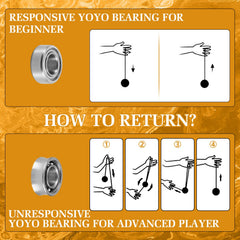 YOYOSTUDIO X0312 fluorescent green strings for high visibility during practice.
