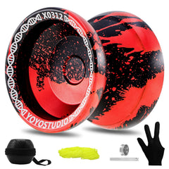 YOYOSTUDIO X0312 textured exterior for stable finger spins and control