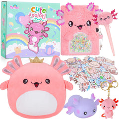 YOYTOO axolotl diary with lock keeps secrets safe for kids