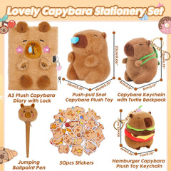 YOYTOO capybara plush push-pull for tactile play