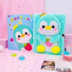 YOYTOO penguin diary with lock and keys for secure notes