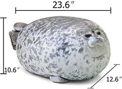 YOZATIA Chubby Blob Seal Pillow vacuum-packed and ready to fluff back to form