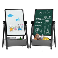 Yozoia easel flips into a small dining table for quick activities