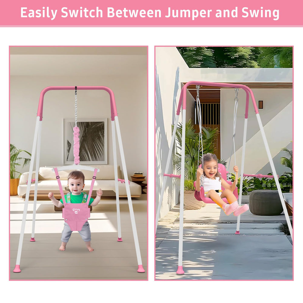 Yozoia gift-ready swing set makes a thoughtful baby shower or birthday present.