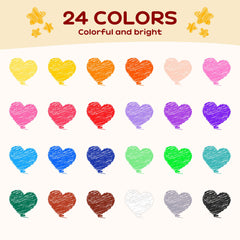 YPLUS 24 vibrant colors deliver bright results for imagination
