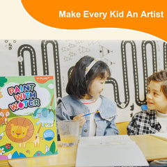 YPLUS Paint with Water kid using pen encourages fine motor skills.