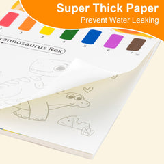 YPLUS Paint with Water tear-out pages for easy sharing and cleanup.
