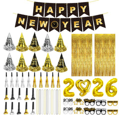 YQUQWN hats for New Year’s Eve decor evoke festive vibes and photo moments.