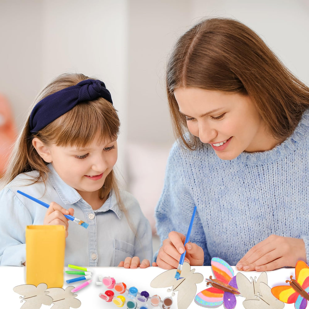 Yrinfay paintbrushes set enables precise details and broad color coverage.