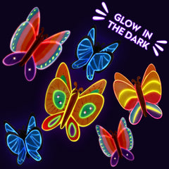 Yrinfay Puffy glow-paint palette with vibrant colors for glow art.