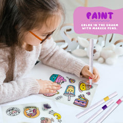 Yrinfay shrink press flattens charms for durable finishes.