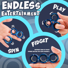Yrissmiss magnetic rings set provides tactile play to ease stress during breaks.