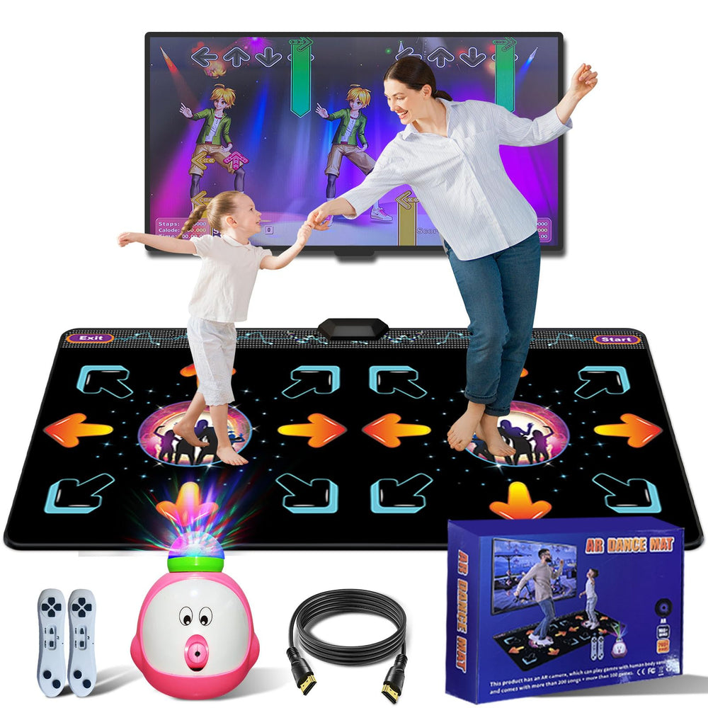 YRPRSODF Dance Mat front view, spacious play area for family-friendly active moments.