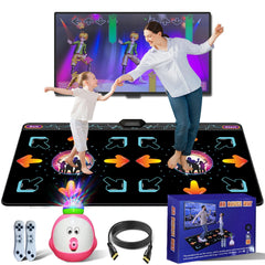 YRPRSODF Dance Mat front view, spacious play area for family-friendly active moments.