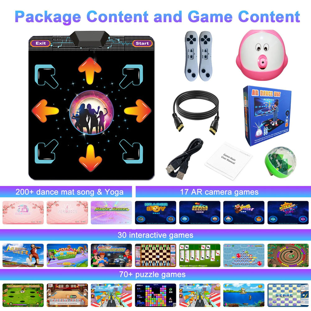YRPRSODF dance mat HDMI connection to TV for plug-and-play setup