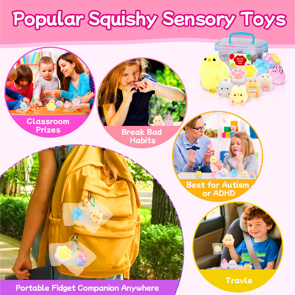 YRSDQueenA hamster squishies set for fidgeting and focus