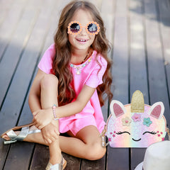 YRUBOHA unicorn purse, lightweight and portable for everyday use.