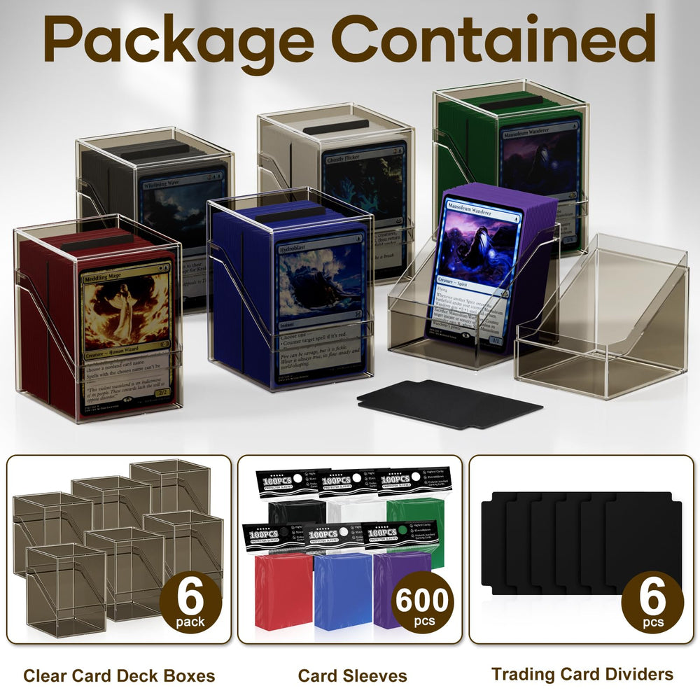 YSCare dividers and sleeves, neatly organizing card collections