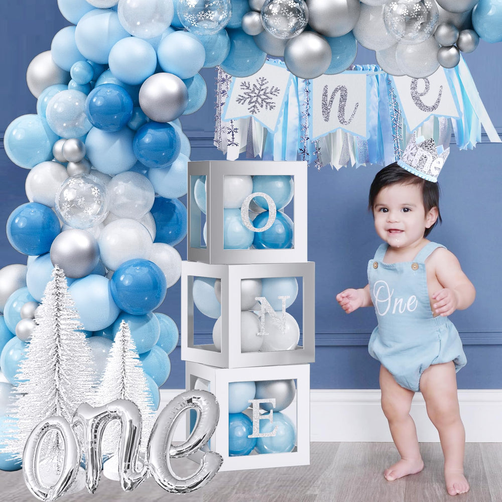 YSHMFEUX Number 1 foil balloon adds a bold birthday focal point.