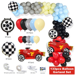 YSHMFEUX passionate red race car elements boost decor impact