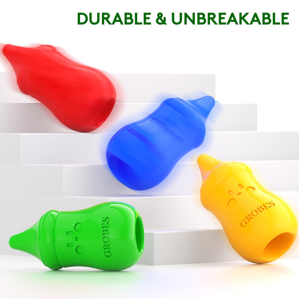 Ergonomic finger-hold on YSNYSN crayons supporting better grip