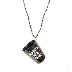 YSPPF Black cup necklace adds bold party flair and photos.