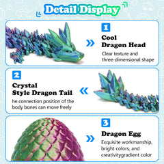 YTRXYLKL color-varieties dragon egg to suit different themes