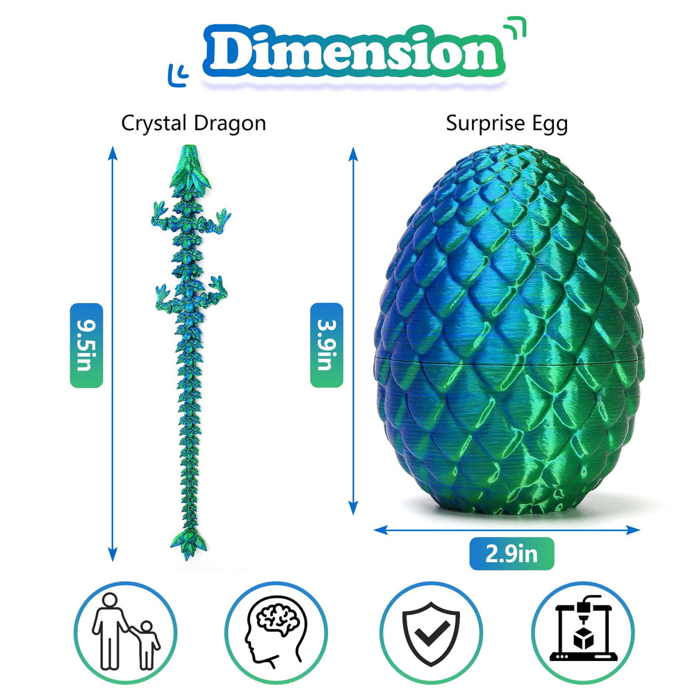 YTRXYLKL gift-ready dragon egg ideal for birthdays and holidays