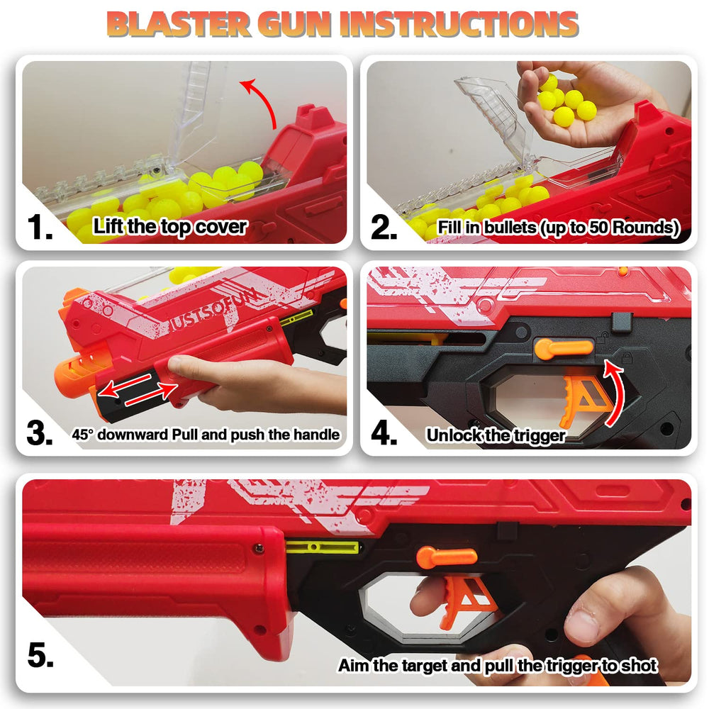 YTSWELE Nerf Hyper bullets 100-round pack for quick action.