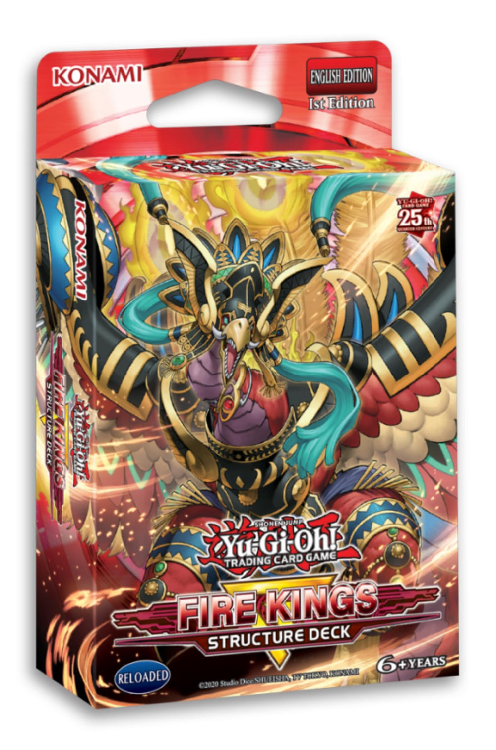 Yu-Gi-Oh! Fire King Structure Deck cover art with bold fire imagery for intense duels