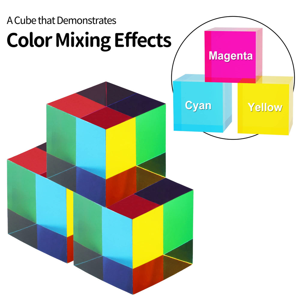 YuanDian CMY Cube teaching tool for color theory.