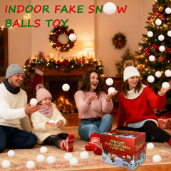 YUANDJO reusable water balls for indoors snowball fights, safe for kids.