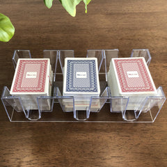 Yuanhe tray features rounded edges to protect cards during shuffles