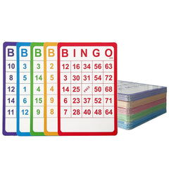 Yuanhe bingo cards showing large numbers for easy readability during gatherings