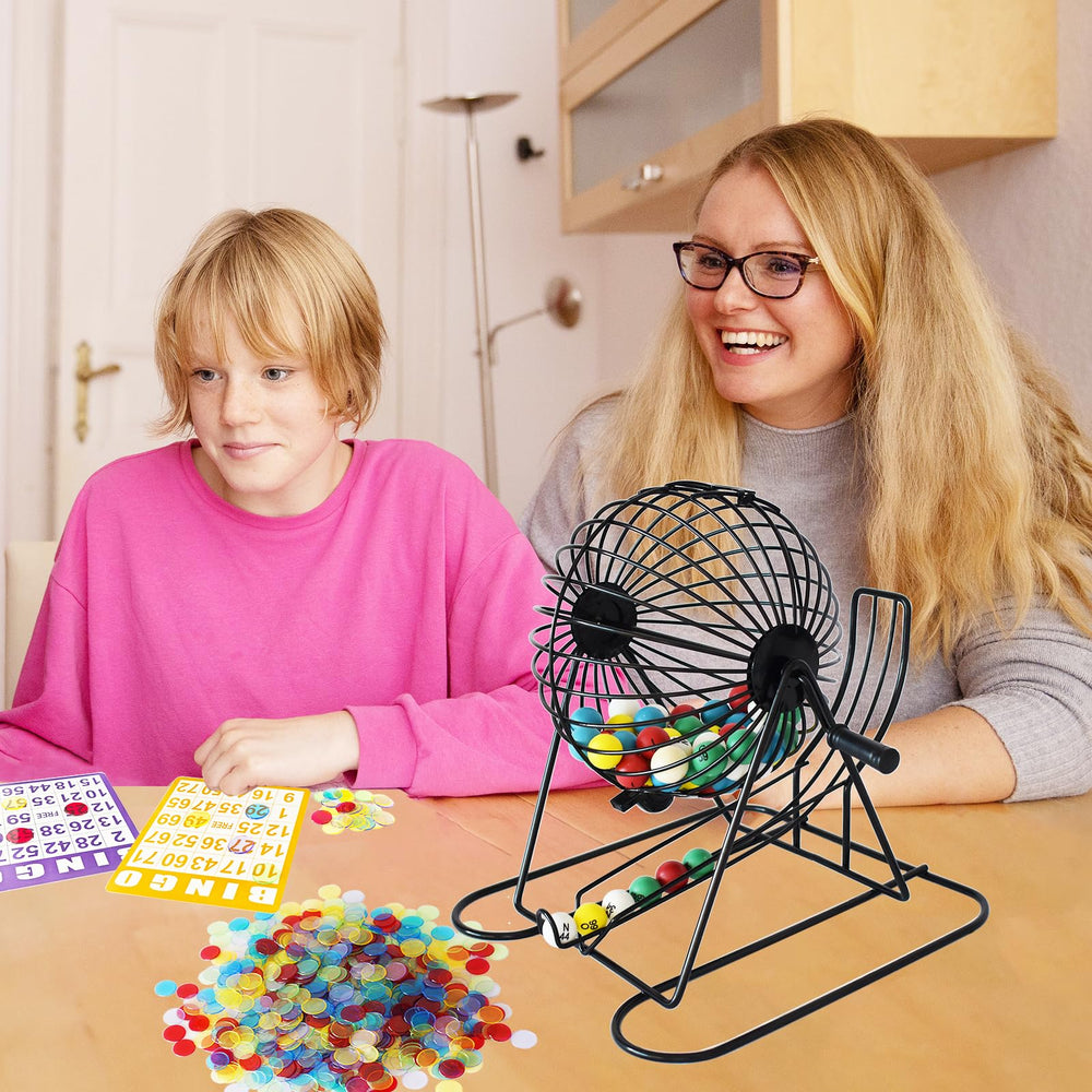 Yuanhe Deluxe Bingo colored balls offer high visibility for easy reading during play.