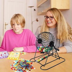 Yuanhe Deluxe Bingo colored balls offer high visibility for easy reading during play.