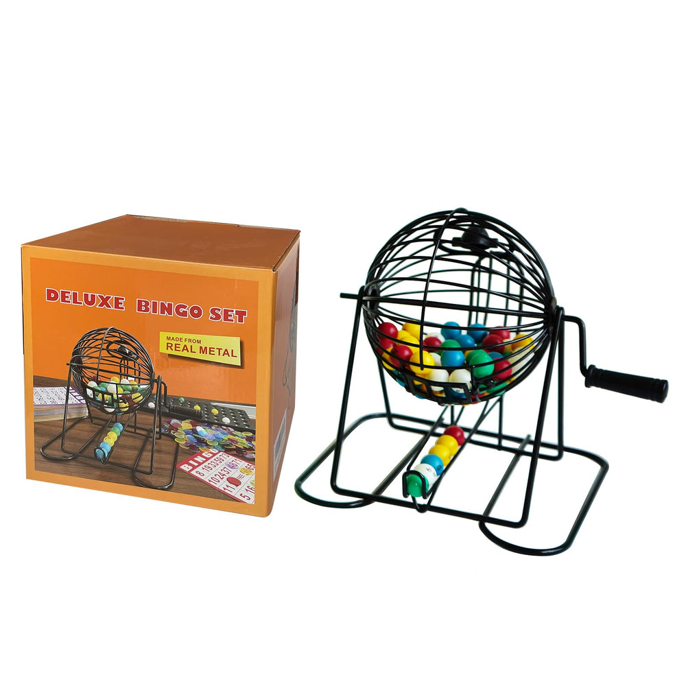 Yuanhe Deluxe Bingo party set box includes everything for quick, organized events.