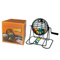 Yuanhe Deluxe Bingo party set box includes everything for quick, organized events.