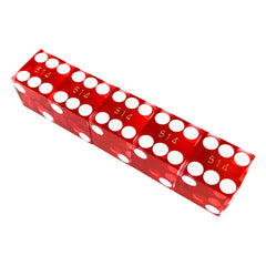 Close-up of Yuanhe razor-edged dice highlighting premium finish