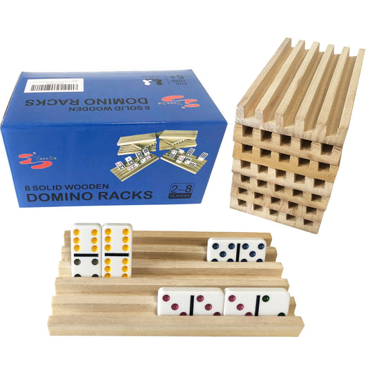 Yuanhe domino holder tray top view showing organized display and stability.