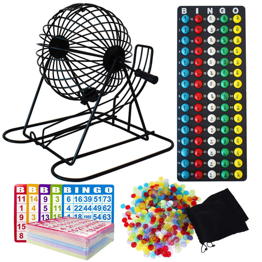 Yuanhe jumbo bingo cage with 11-inch rotor for fair random draws