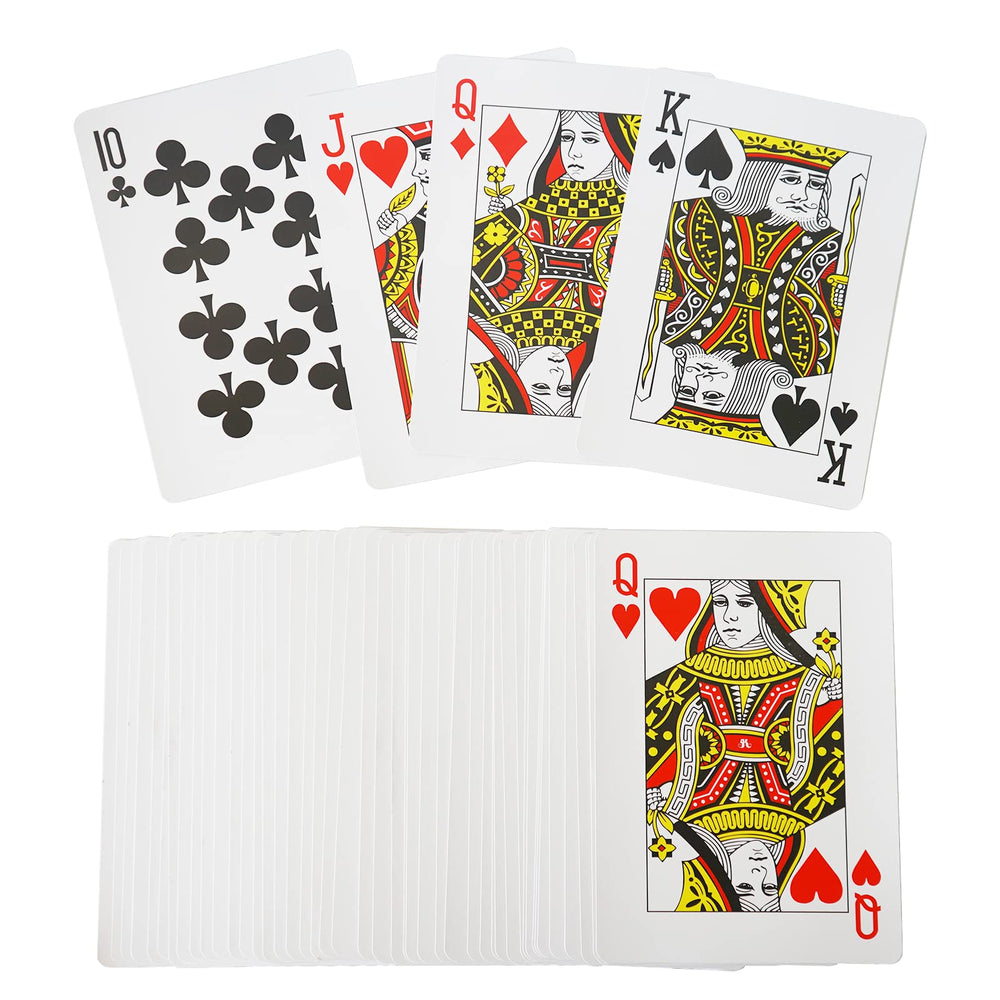 Yuanhe jumbo large cards at casino theme, enhances party ambiance and photo ops.