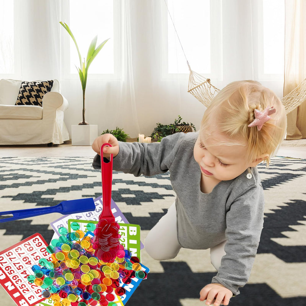 Yuanhe magnetic bingo wand green, promotes clear readability during classroom activities.