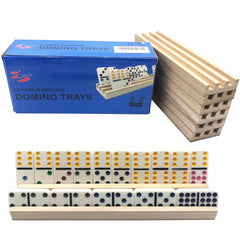 Solid wood finish and natural grain highlight craftsmanship in Yuanhe display racks.
