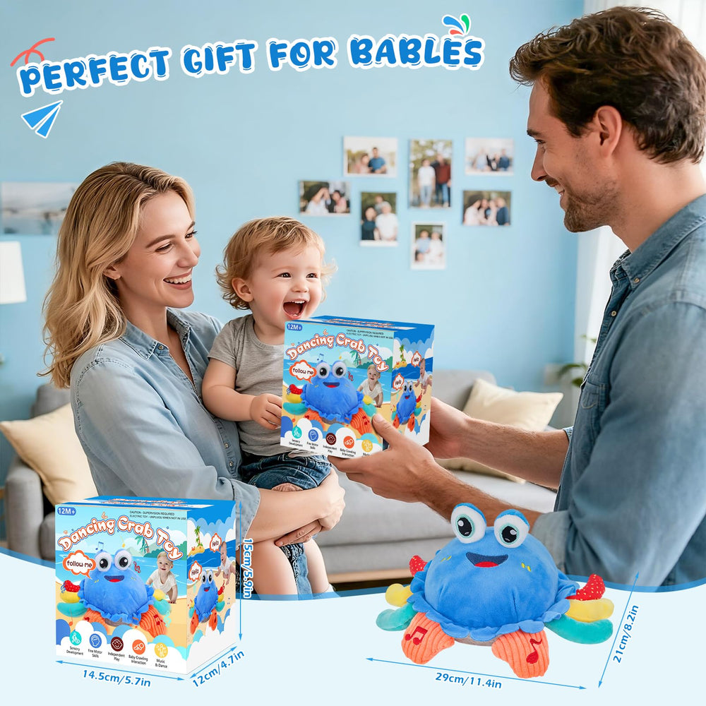 YUANNA crab vibrant-colors attract attention and support sensory exploration