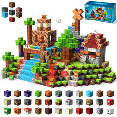 YUANNA magnetic blocks pack enables creative play and sturdy builds for ages 3+.