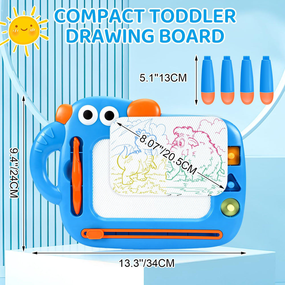 YUBALEER travel-friendly doodle board fits in a bag for trips