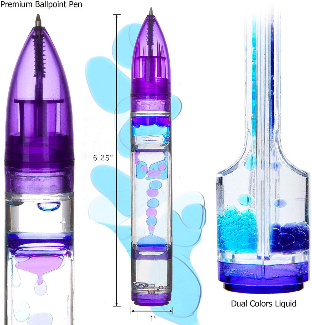 Six-color Yue Motion Lava Pens pack ready for color exploration.